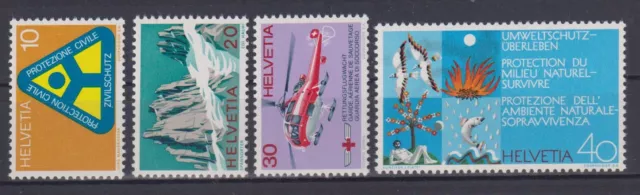 Schweiz: Nr. 975-978 ** postfrisch / Jahresereignisse 1972