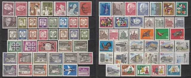 Germany BERLIN 1960-1965 - complete year sets - MNH (m1)