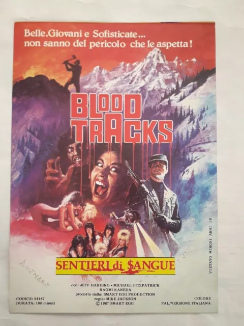 Locandina Film Il domani del guerriero - Blood Tracks sentieri di sangue 2