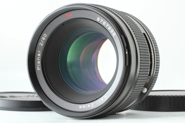 [MINT w/ Cap] Contax Carl Zeiss Planar T 80mm F/2 Standard Lens 645 From JAPAN