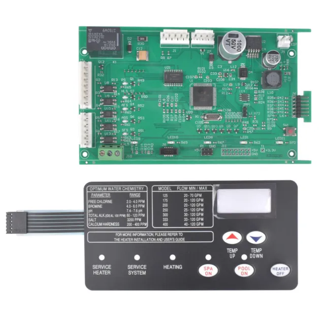 42002-0007S Control Board Kit & 472610Z Switch Membrane Pad For MasterTemp NA/LP