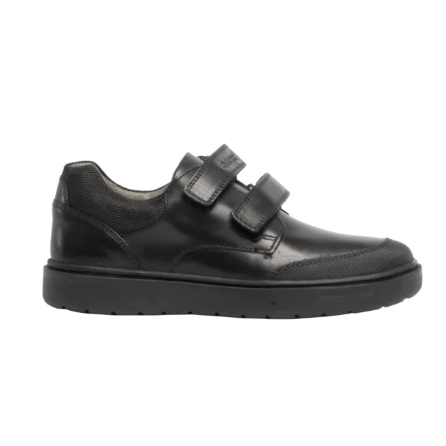 Geox Boys J Riddock Touch Fastening Leather Shoe (FS6478)