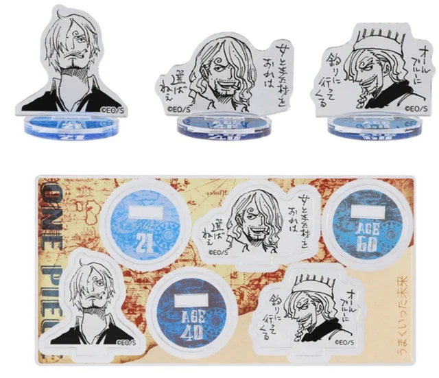 ONE PIECE X Jump Shop 2024 Vinsmoke Sanji Acrylic Mini Figure