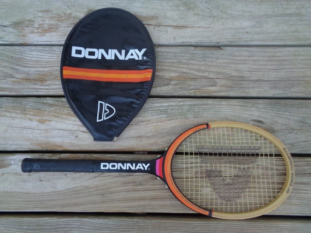 Raquette De Tennis Donnay Allwood – Modèle Bjorn Borg – Vintage Bois
