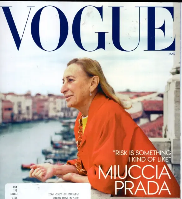 MIUCCIA PRADA Vogue Magazine March 2024 WOMEN DRESSING women