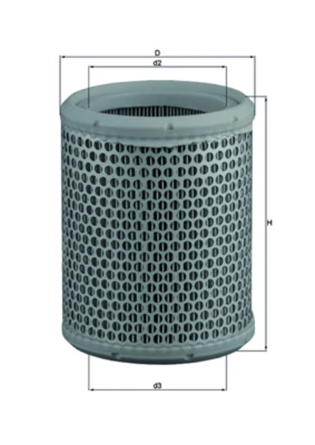 MAHLE Luftfilter LX 384 Filtereinsatz für PEUGEOT 106 1 1A 1C 2 205 20A 306 7A