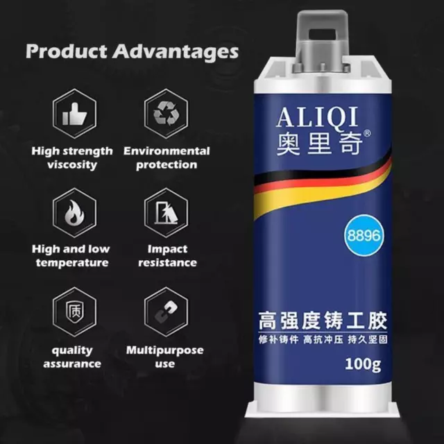 Strong Caster AB Glue Casting Adhesive Industrial Repair Casting Agent P8N8 J2W2