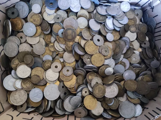 4,5 kilos de pièces de monnaie française