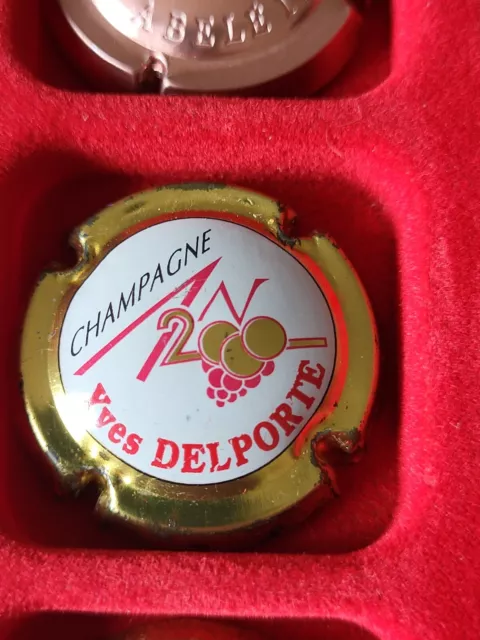 Capsule De Champagne Generique An 2000 Personnaliser Yves Delporte Rare