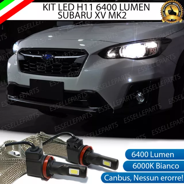 Kit Full Led Per Subaru Xv Mk2 Lampade Anabbaglianti Led H11 6000K 6400 Lumen