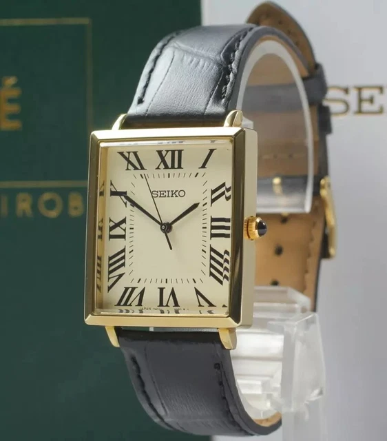 Montre Seiko Vintage 1400-0910 – Chiffres Romains – Quartz – Japon – NOS Avec étiquettes