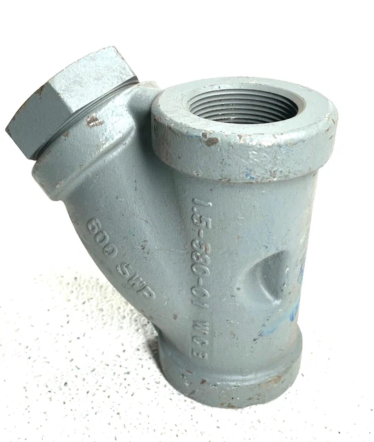 Series 77SI Wye 1-1/2 in. Cast Iron 20 Mesh FNPT 250# Strainer Series 77SI Wye 1-1/2 in. Cast Iron 20 Mesh FNPT 250# Strainer
