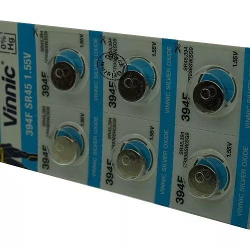 Pack de 10 piles Vinnic pour SWATCH CHRONO ALARME