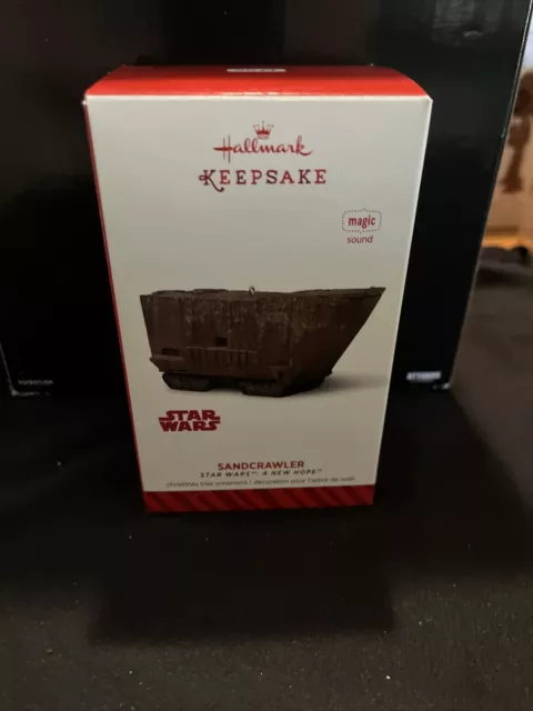 Hallmark Ornament Sandcrawler STAR WARS: A New Hope MAGIC Sound 2014 NEW NIB