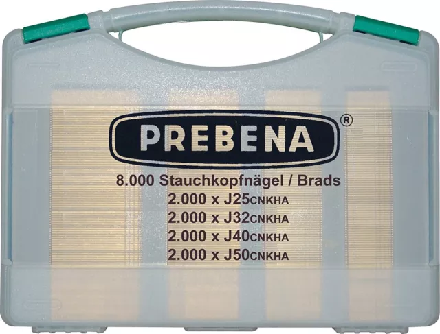 Prebena J-BOX Nägelsortiment (8000 Stk  J-Nägel)