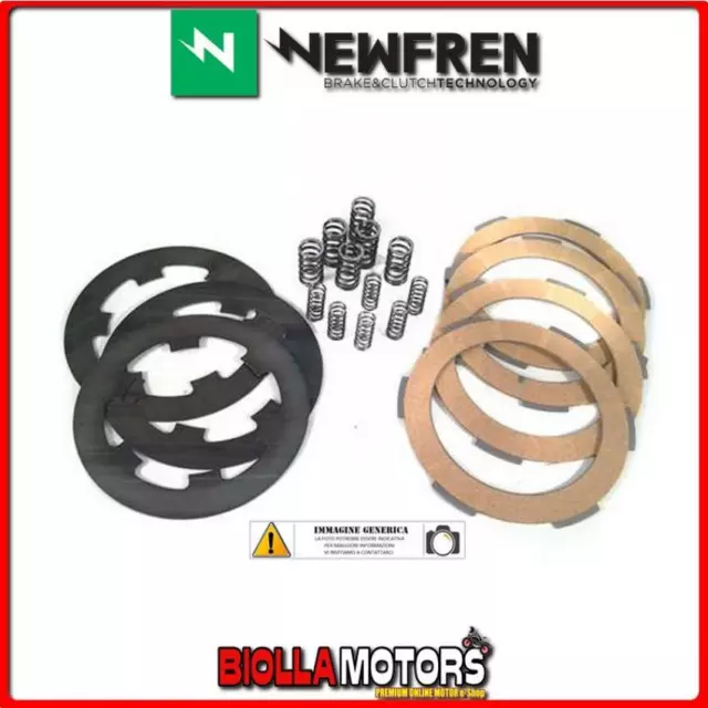 F1179Sm Kit Dischi Frizione Newfren Piaggio Ape Rst Mix 2001- 50Cc Conduttori+Co