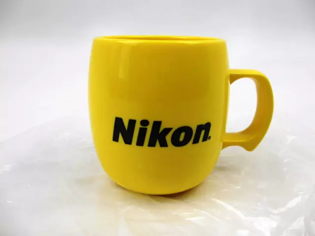 Nikon Quickpoint Natural Corn Product Coffee Mug Cup Yellow 3.5 in MADE USA