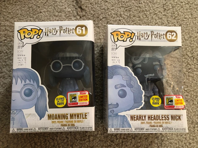 Funko Pop! 2018 CON stickers Harry Potter SDCC Exclusives RARE GLOW IN THE DARK