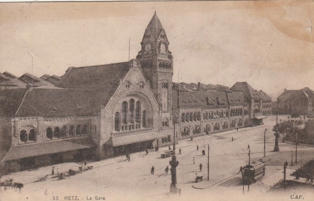 CPA 57 METZ La Gare