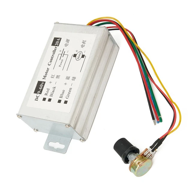 DC9V-60V/20A Pulse Larghezza Modulatore Pwm Motore Velocità Controllo