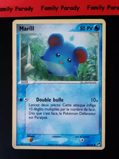 Marill 68/100 Ex Tempete Sand Pokemon Card French