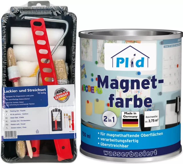 Color magnético premium pintura magnética pintura magnética juego de pared magnética gris antracita
