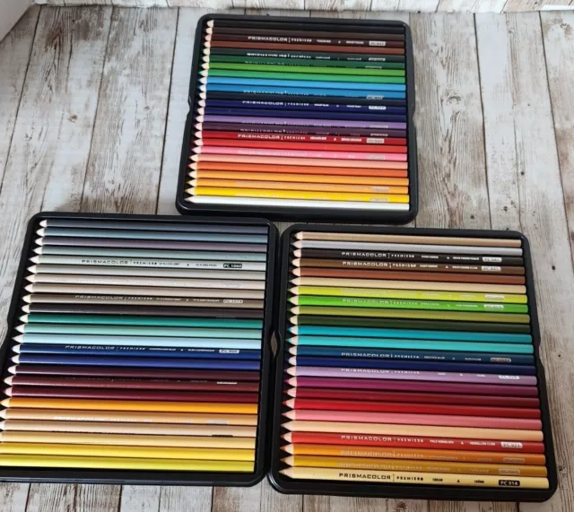 Prismacolor Junior Colored Pencils Set, Pastel Metallic Neon, 42 count,  4.0mm