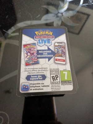 Lot de 100 Cartes codes online pour jouer à Pokemon en ligne TCG OnLine Code