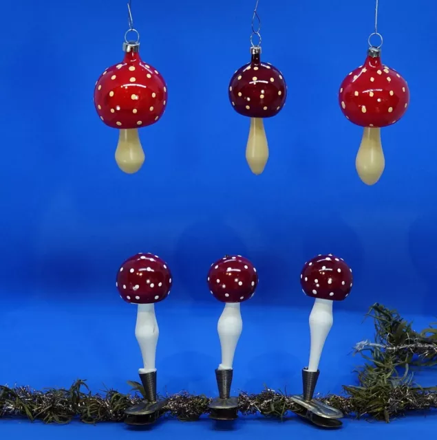 Adornos de Árbol de Navidad - Fliegenpilze 6 Piezas (#13429)