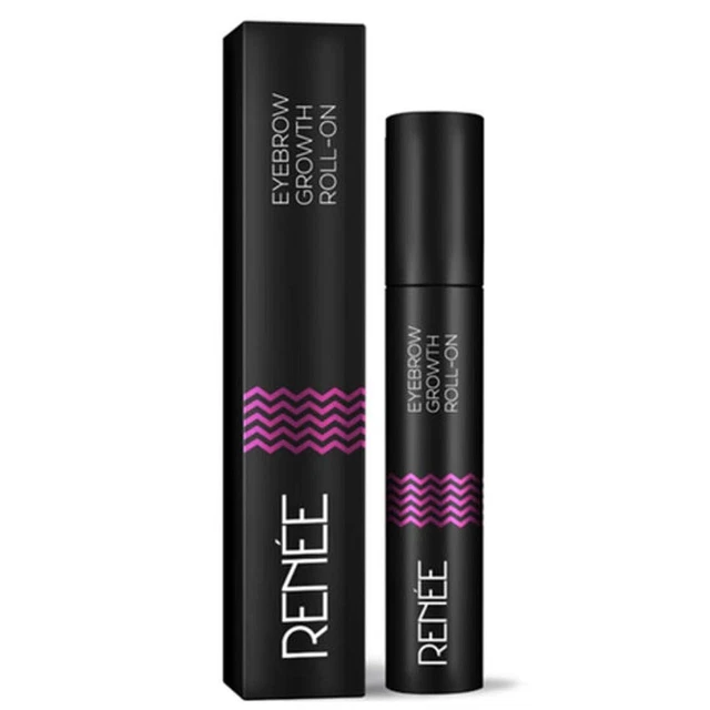 Suero en rollo de crecimiento de cejas RENEE con aceite de ricino, aceite de coco y vitamina E-30 ml