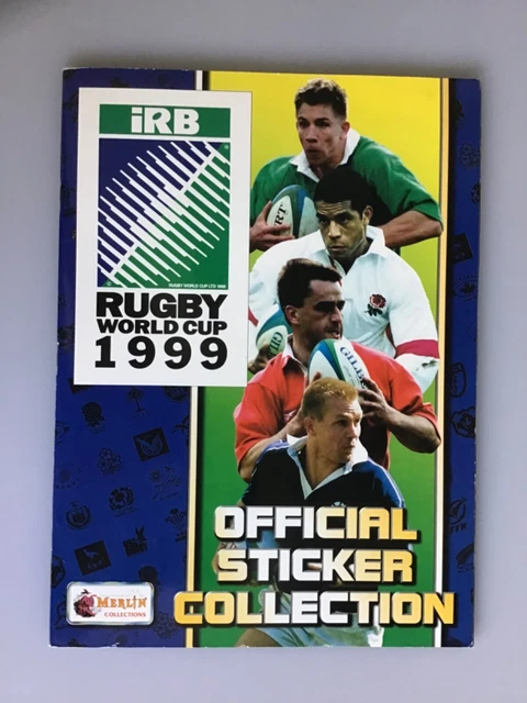 David Merlin Rugby MERLIN RUGBY WORLD Cup 1999 Complete Album Excellent Condition Lomu £80 ...