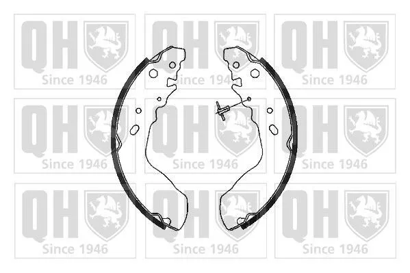 Quinton Hazell Brake Shoe Kit with lining - BS997