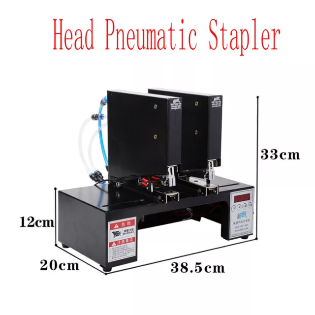 Double-head automatic stapler Pneumatic Stapler Paper Binder Binding machine