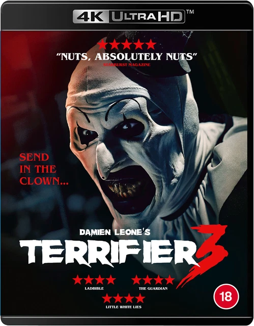 TERRIFIER 3 [18] 4K Ultra HD Blu-ray £24.99 - PicClick UK