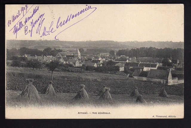 ATTICHY  oise CPA 60 vue générale