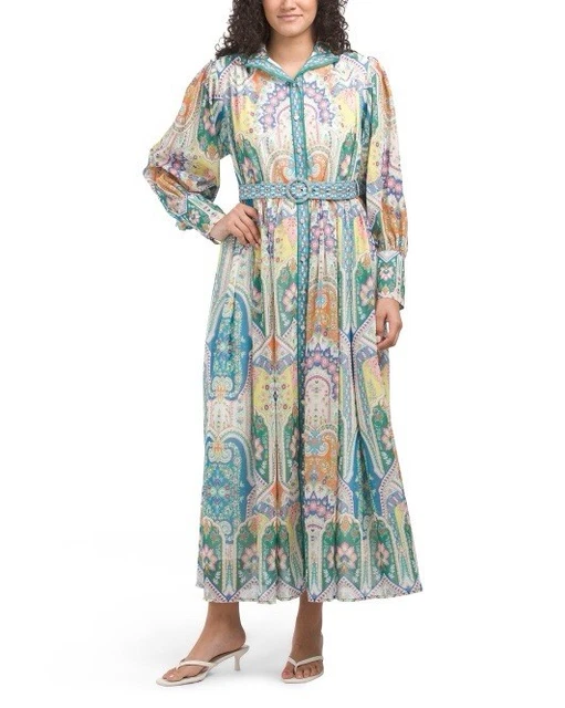 long sleeve demin dress Classic Denim Shirt Dress S / WASHED BLUE