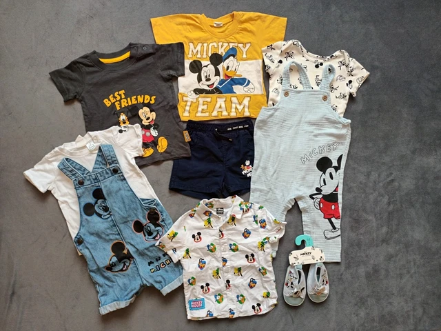 Disney Mickey Mouse Baby Boy 6-9 months summer holiday bundle