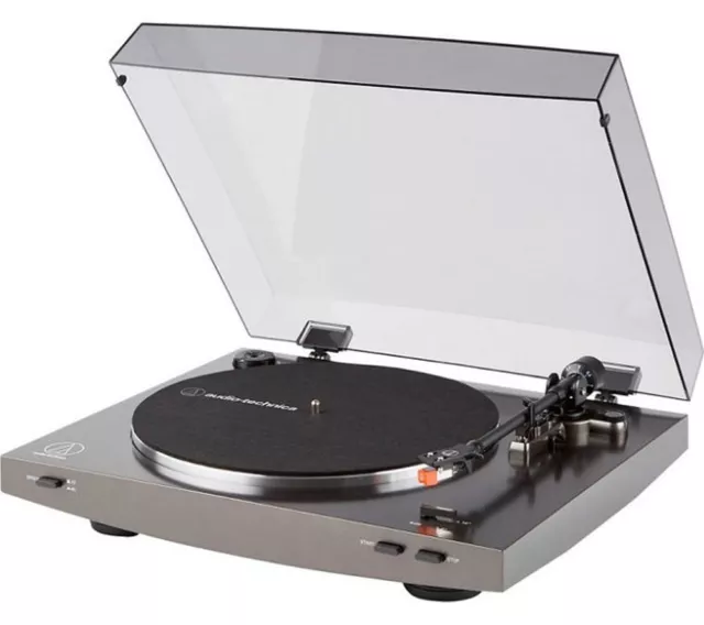 Audio Technica AT-LP2X Fully Auto Turntable! Built-In Phono AT91R Red Cartridge!