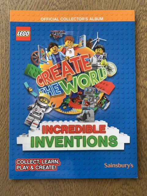 Sainsbury's Lego Create The World Incredible Inventions Official Album 2018