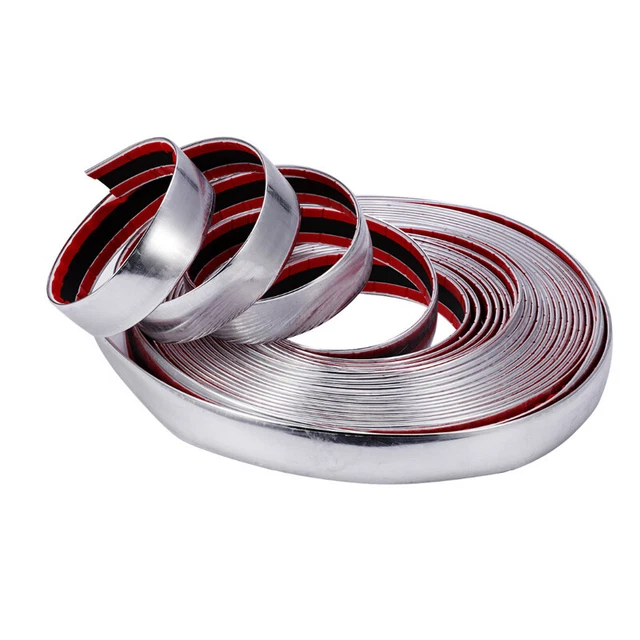 3mX20mm Universal Car Chrome DIY Moulding Strips For Grille Window Door Bumper×1
