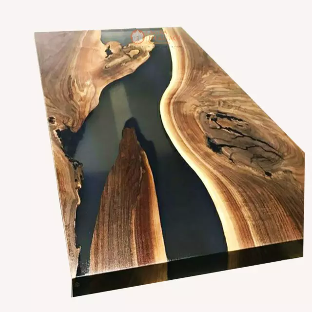 Acacia Wood Spalted Maple Bar top epoxy top We make custom wood