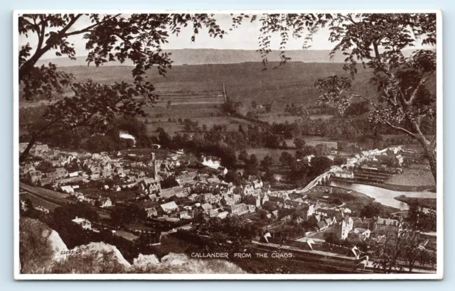 Postcard Callander From The Crags - Stirling - 1926