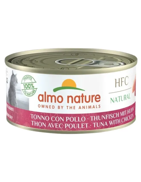 Almo Nature Hfc Naturel Chat Adult Thon Et Poulet 150 G