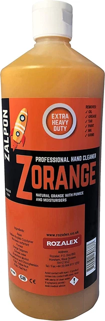 Rozalex Zalpon Zorange Hd Pulitore mani - 1 litro (arancione)