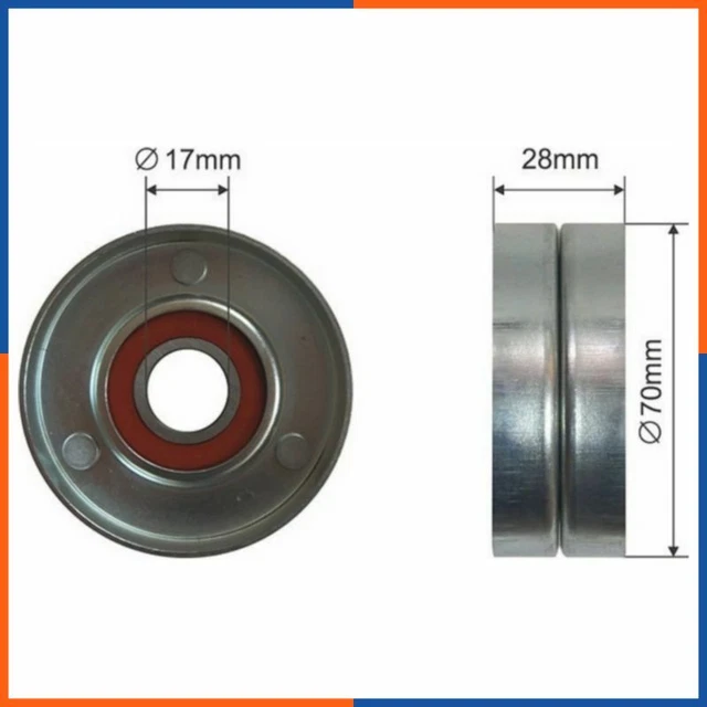 Galet tendeur de courroie d'accessoire pour HYUNDAI | VKM65027, 331316170391