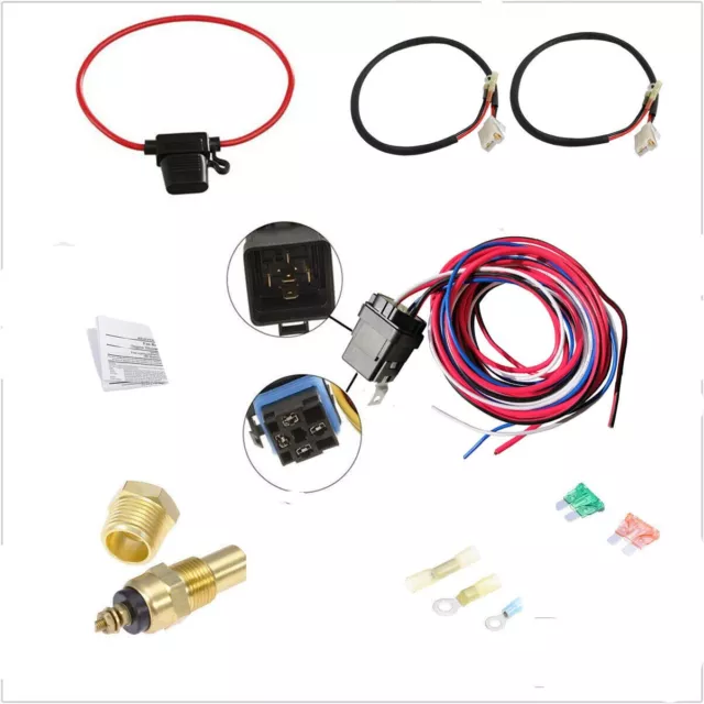 RADIATOR ENGINE ELECTRIC Fan Thermostat Temperature Switch Relay 3/8  165º~185º $15.95 - PicClick