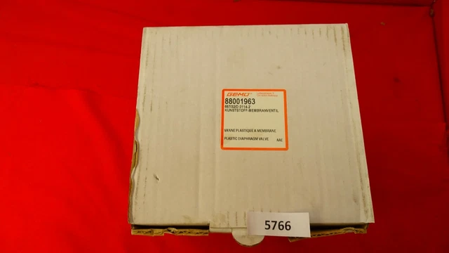 Vanne à membrane en plastique GEMU 88001963 667/32/D 0114-2