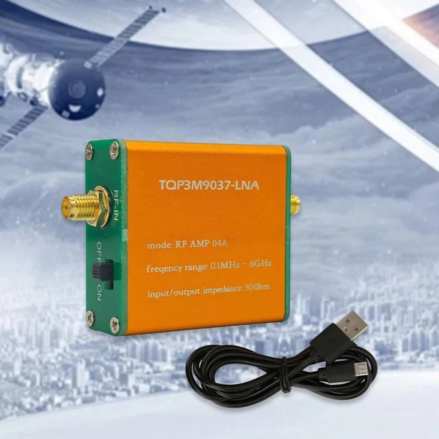 3X(AMPLIFICATEUR À FAIBLE Bruit 10M-6GHz Gain 20DB Haute PlanéIté LNA