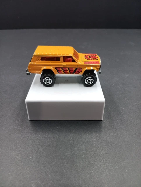 Voiture Miniature Majorette Jeep Cherokee 4x4 Camel - Échelle 1/64 - Réf. 236 - Occasion