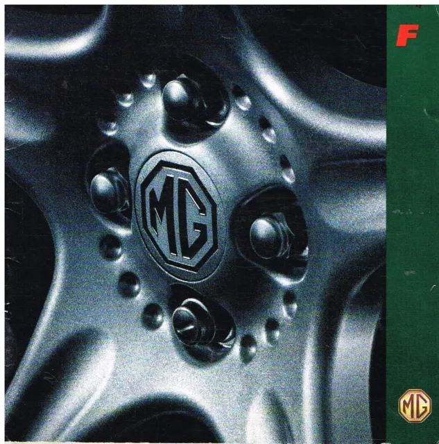 MG MGF 1.8i & 1.8i VVC 1995- ORIGINAL FACTORY SALES BROCHURE (DUTCH TEXT)